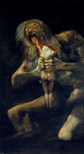 Goya, Saturn proždire vlastitog sina (1819-1823)