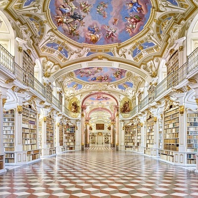 knjižnica
IZVOR: https://www.stiftadmont.at/bibliothek 