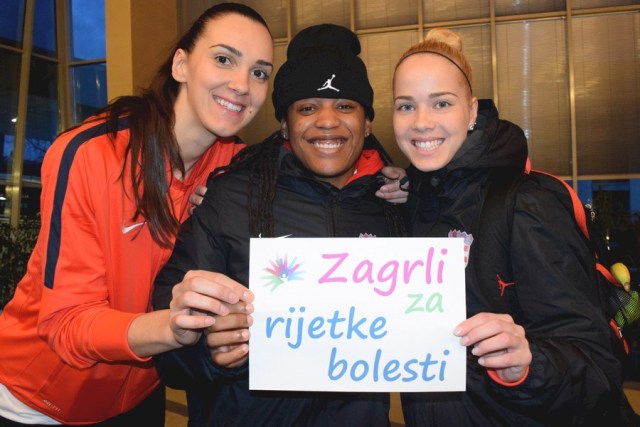 Akcija „Zagrli za Guinness, zagrli za rijetke“– Hrvatska ženska košarkaška reprezentacija