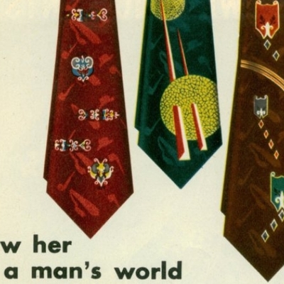 Reklama za kravate iz 1951.