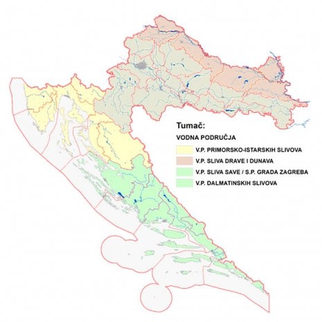 Vodna područja u Hrvatskoj
