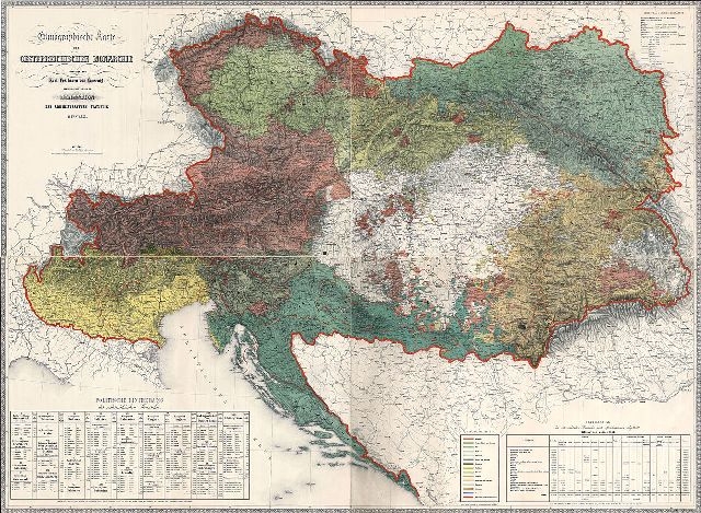 vojna karta hrvatske Otkrijte povijesne karte Habsburške Monarhije   — Studentski.hr vojna karta hrvatske
