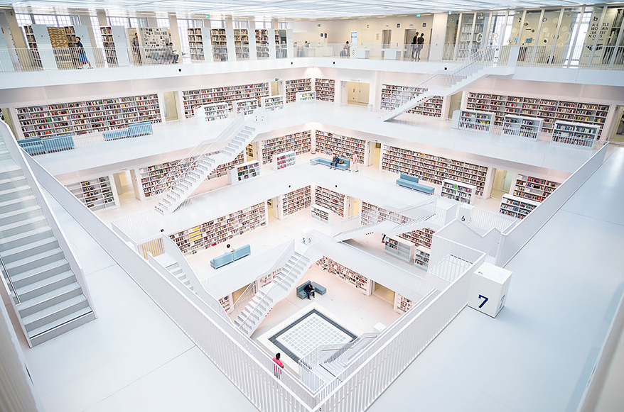 The City Library, Stuttgartt, Germany