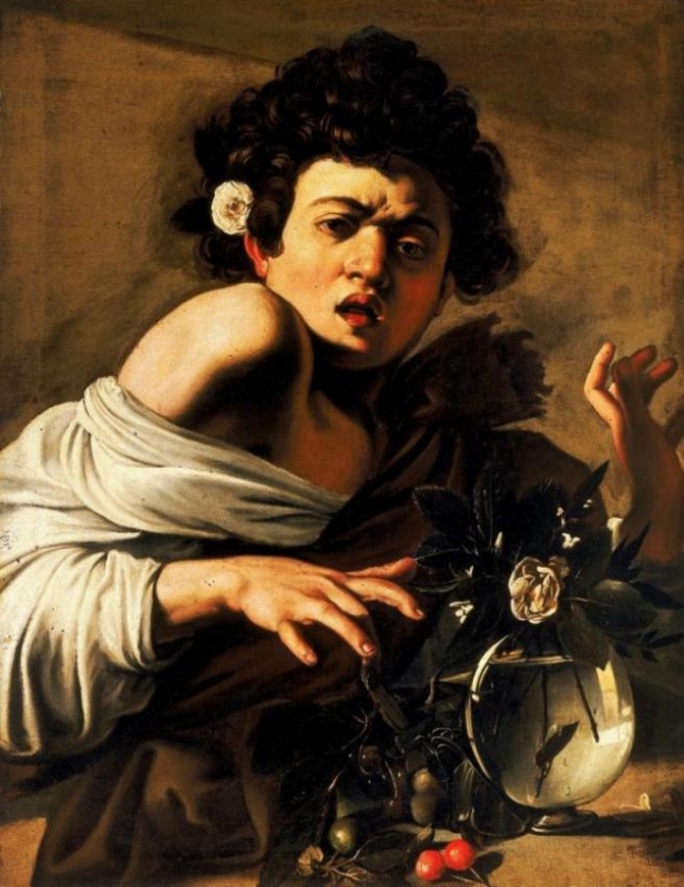 Caravaggio - Dječak koga je ugrizao gušter 