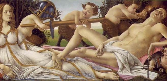 Botticelli - Mars i Venera