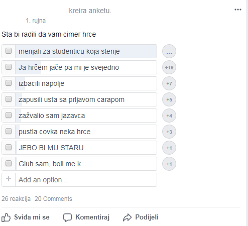 Najbolje objave u domskim grupama