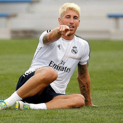 Ramos s plavom kosom