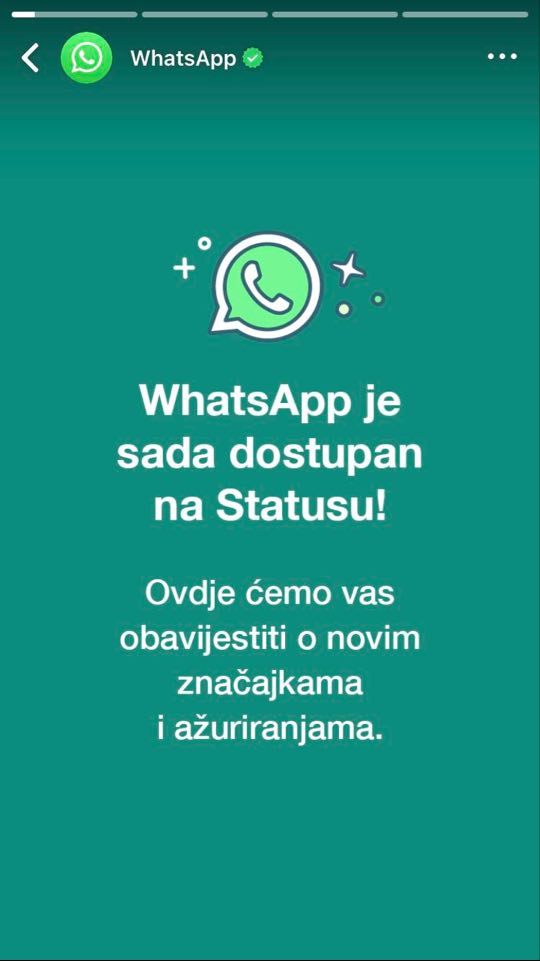 WhatsApp status