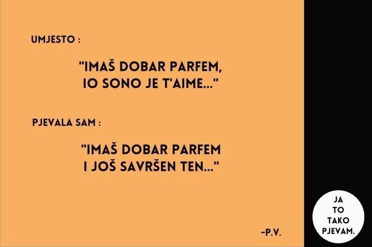 Imaš dobar parfem