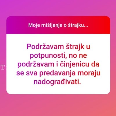 Stavovi studenata o štrajku