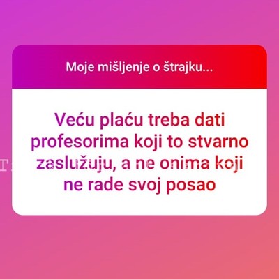 Stavovi studenata o štrajku