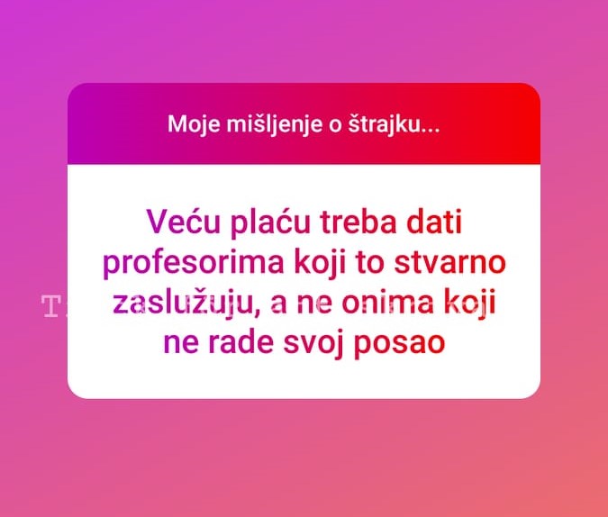 Stavovi studenata o štrajku