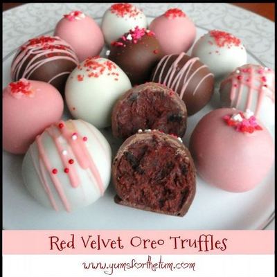 Oreo truffles od crvenog baršuna