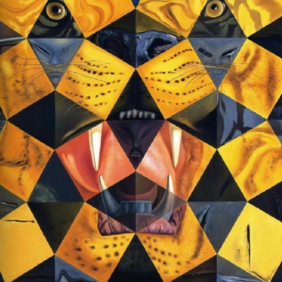 Salvador Dali - Fifty Abstract Paintings Which as Seen from Two Yards Change into Three Lenins Masquerading as Chinese and as Seen from Six Yards Appear as  the Head of a Royal Bengal Tiger (1963)