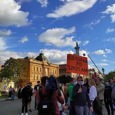 Prosvjed studenata Pravnog fakulteta