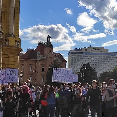 Prosvjed studenata Pravnog fakulteta