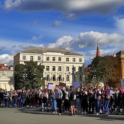 Prosvjed studenata Pravnog fakulteta