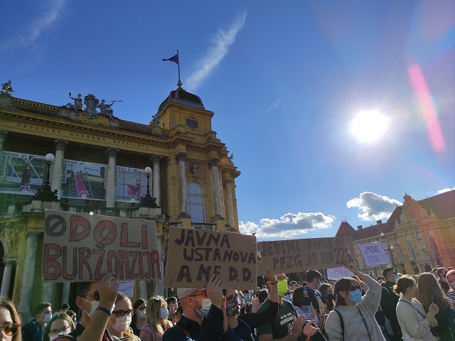 Prosvjed studenata Pravnog fakulteta