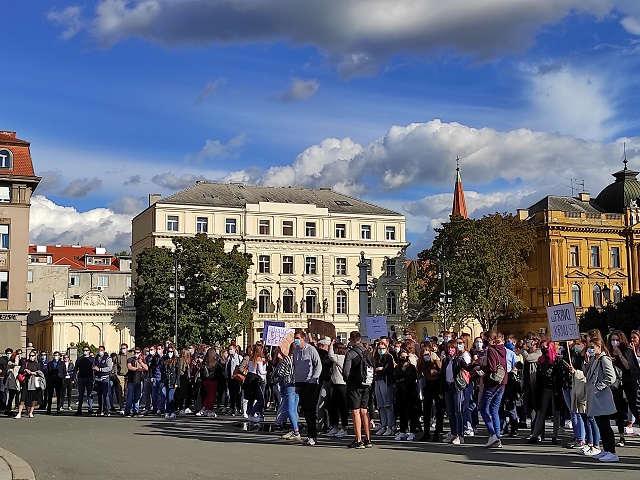 Prosvjed studenata Pravnog fakulteta