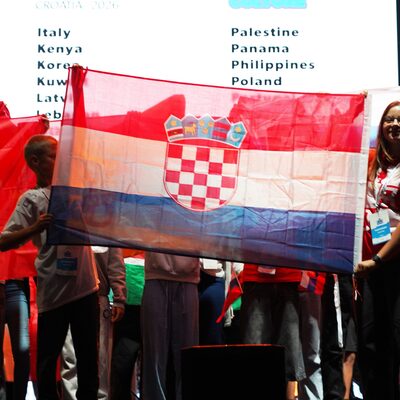 Hrvatski predstavnici na Mimohodu zastava
