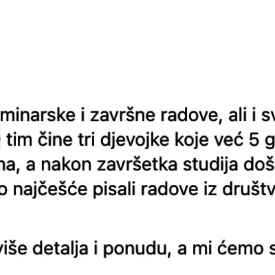 pisanje radova