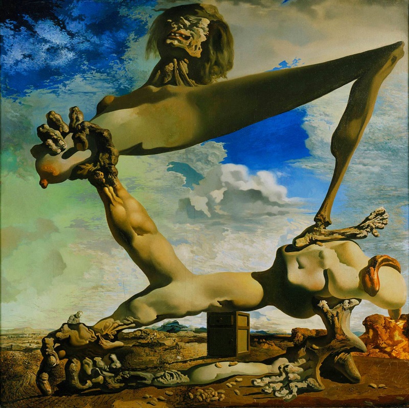 Salvador Dali - Soft Construction with Boiled Beans- Premonition of Civil War (1936)