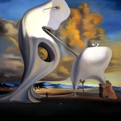 Salvador Dali - The Architectural Angelus of Millet (1933)