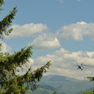 Let vojnim helikopterom – TVO