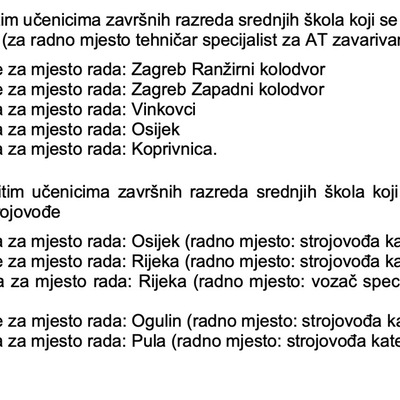 HŽ Infrastruktura d.o.o. / screenshot