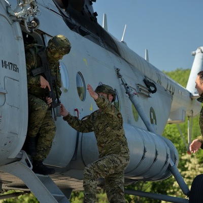 Let vojnim helikopterom – TVO