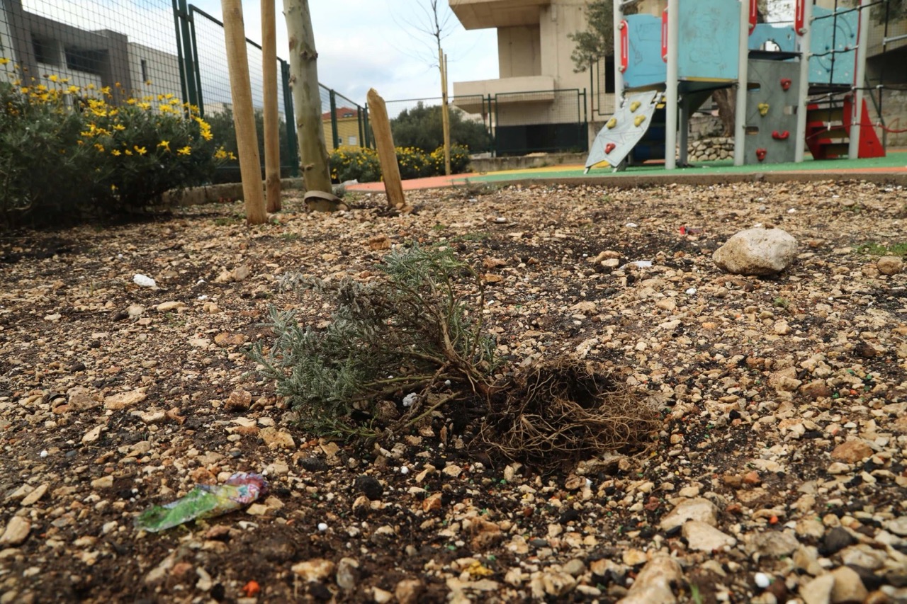 Vandalizam na dječjem igralištu