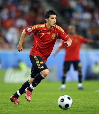 David Villa: Euro 2008., Španjolska