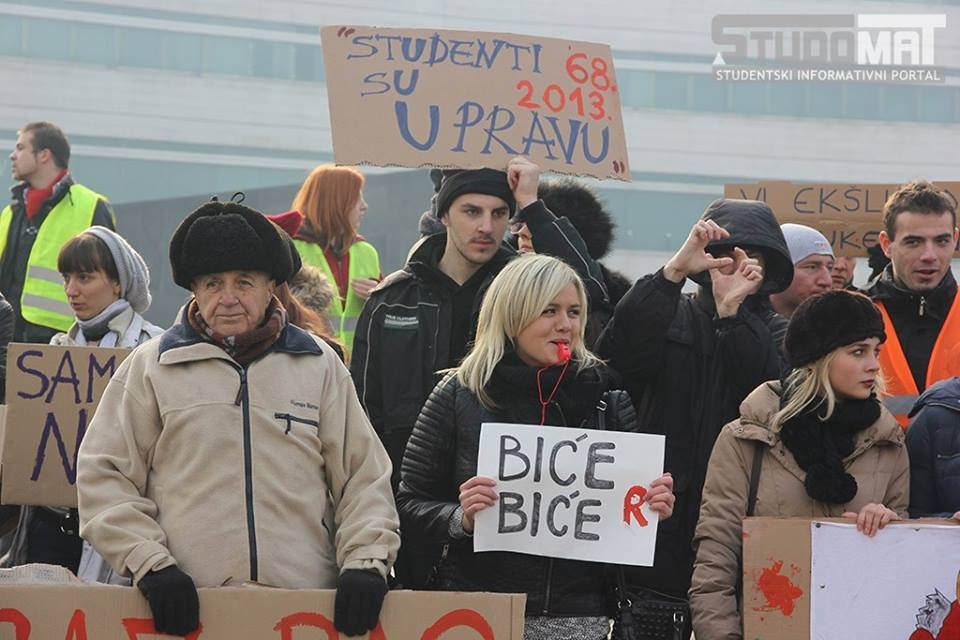 Prosvjed studenata BiH