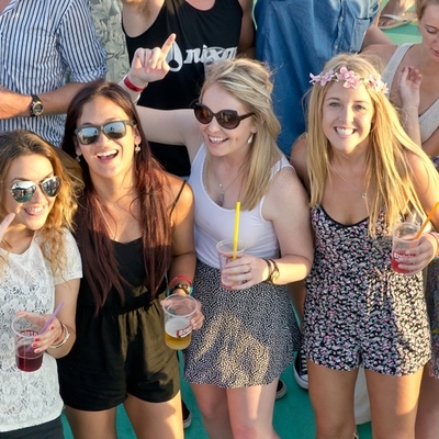 Girls on the boat