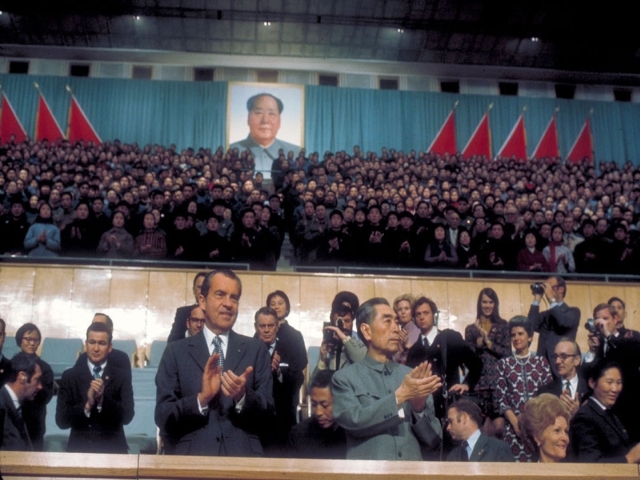 Richard Nixon i kineski premijer Chou En Lai, 1972