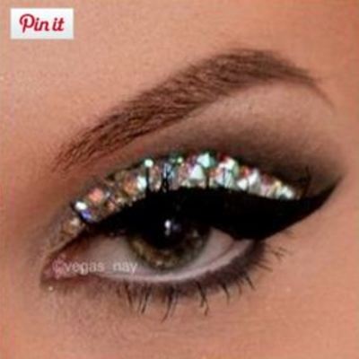 Novogodišnji make-up: Silver Glitter