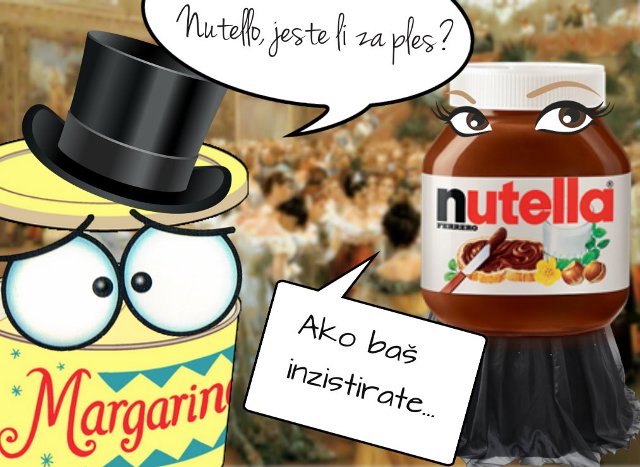 Nutella i margarin