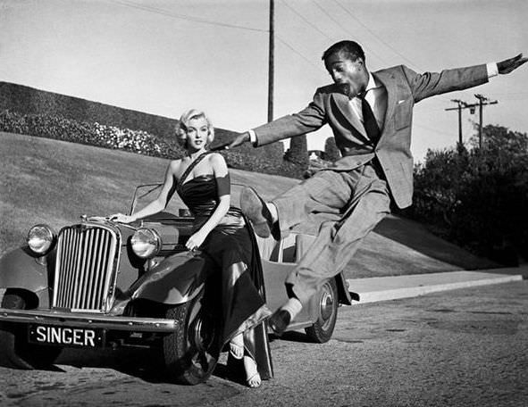 Marylin Monroe i Sammy Davis Jr.