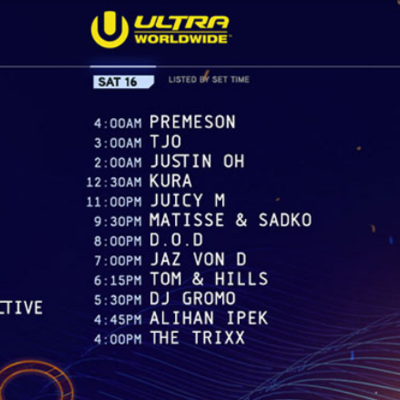 Ultra Worldwide, Split, 2016