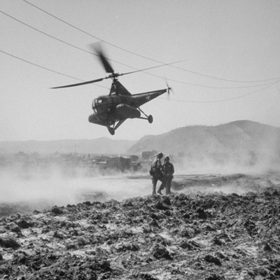 Helikopter u Seulu, Korejski rat, 1951