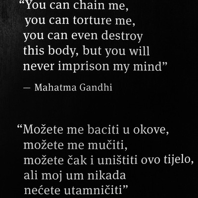 Gandhijeva izreka