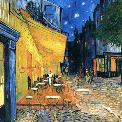 Vincent van Gogh, Terasa kavane noću, 1888.