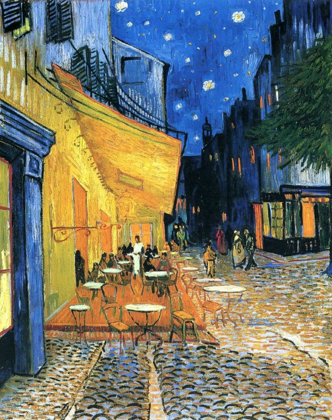 Vincent van Gogh, Terasa kavane noću, 1888.