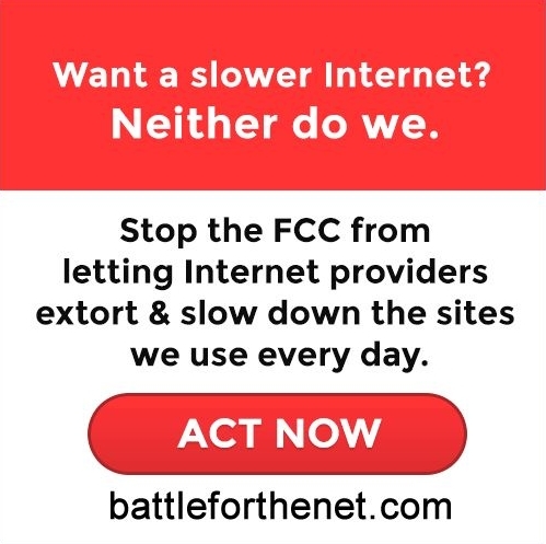 Battle for the Net reklama