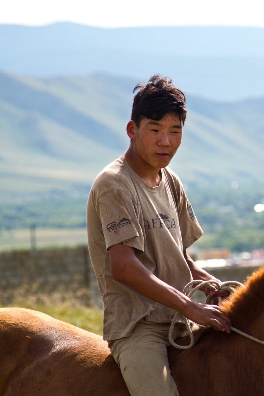 Projekt Mongolija -Dečko na konju