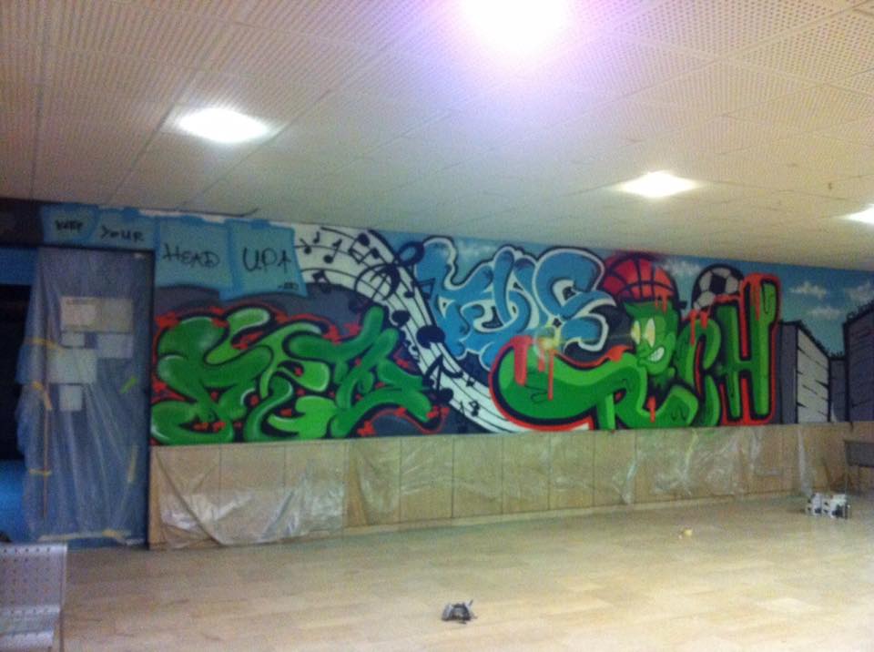 Grafiti u SC-u - veliki zid