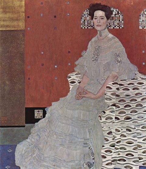 Gustav Klimt, Portret Fritze Riedler (1906)