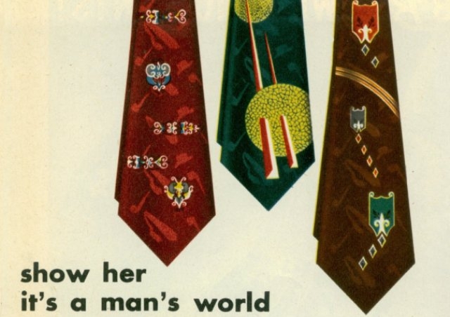 Reklama za kravate iz 1951.