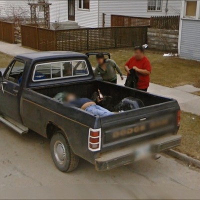 36 urnebesnih prizora s Google Street Viewa - neobična prtljaga