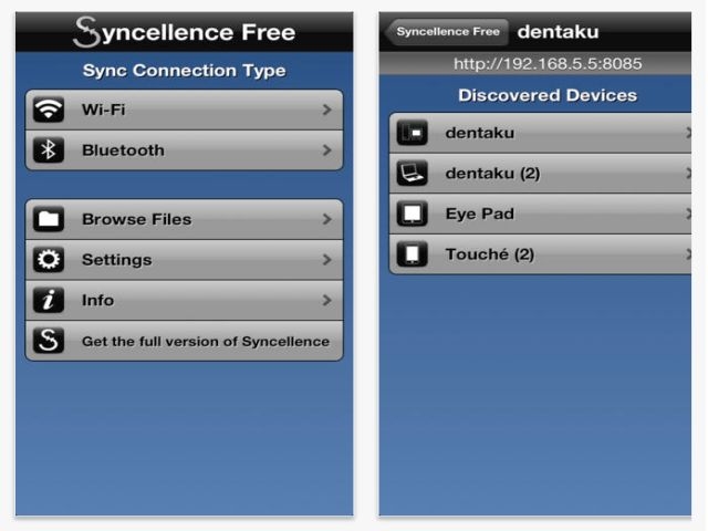 Aplikacija Syncellence
